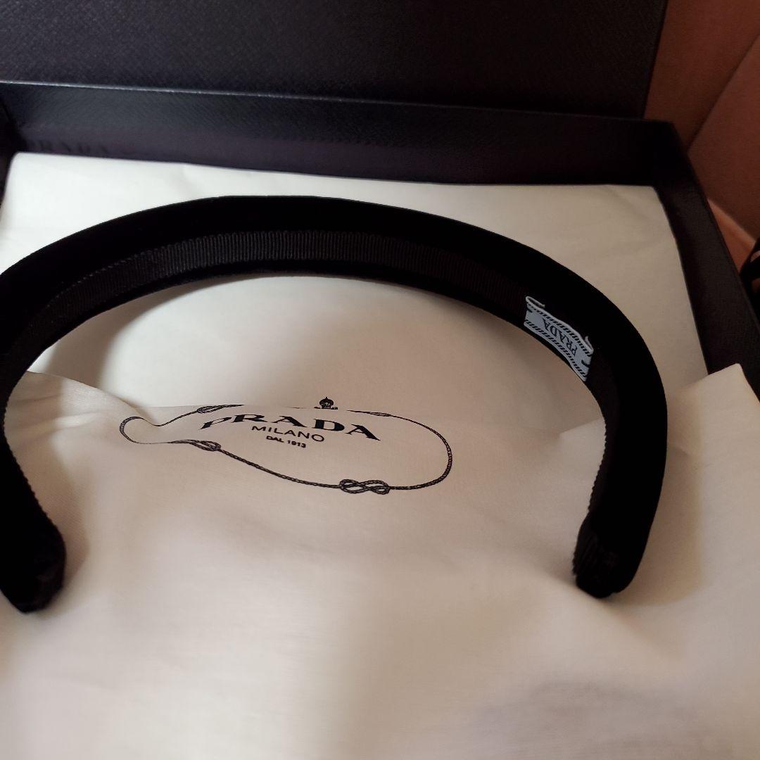 PRADA ブラック カチューシャベルベット　未使用