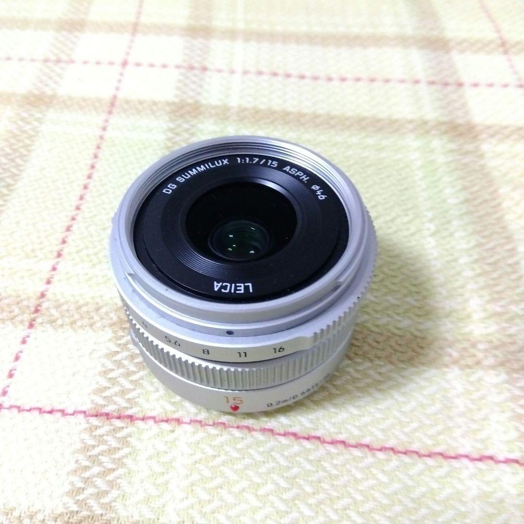 単焦点レンズ SUMMILUX 15mm F1.7 H-X015　シルバー