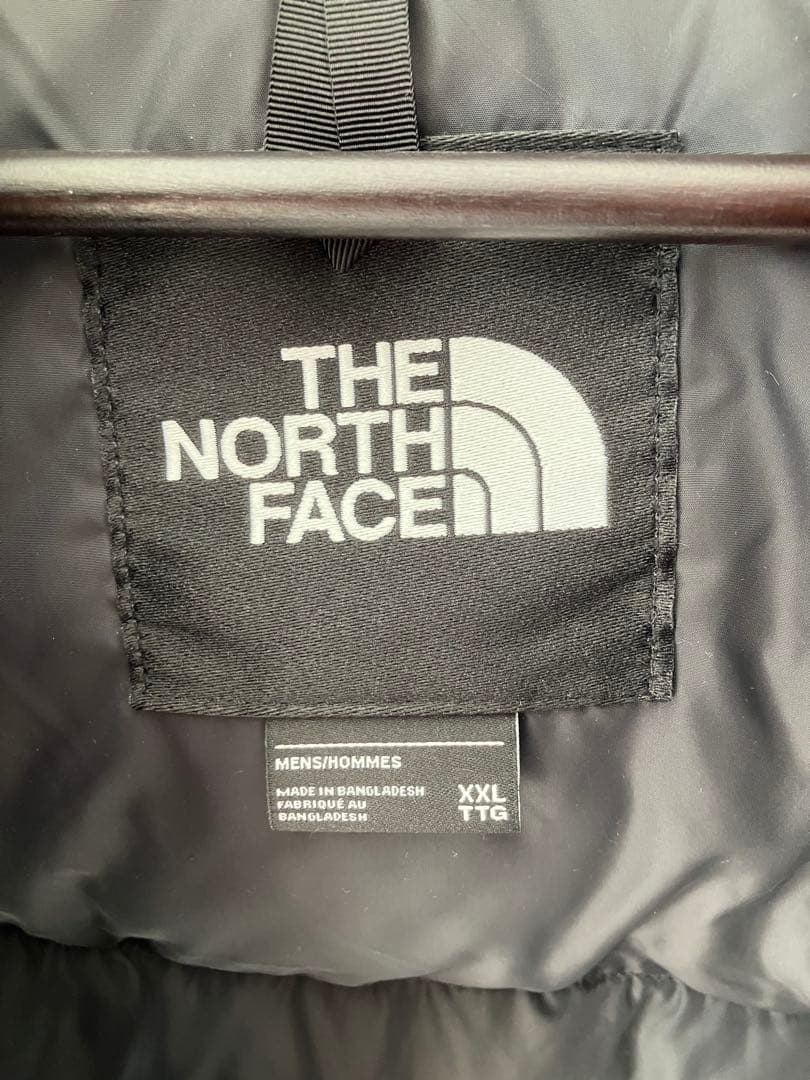 THE NORTH FACE ダウンベスト XXL オリーブ/ブラック