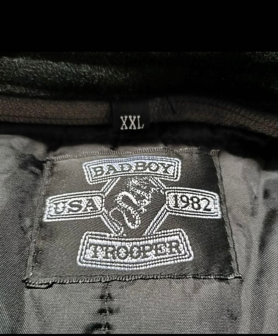 BAD BOY USA バイクジャケットカーキオリーブ　Y2k プロテクター付き