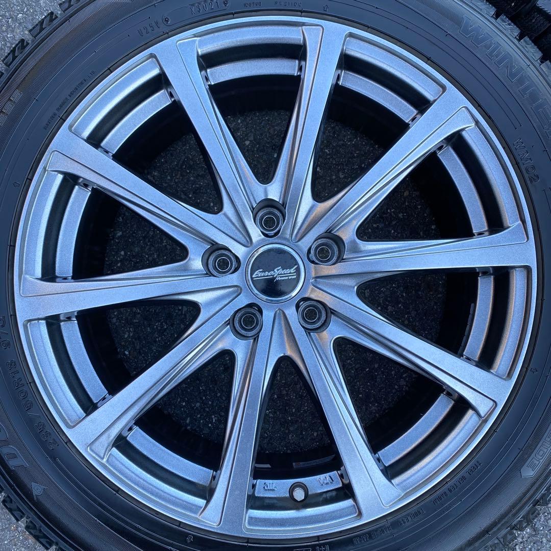 中古溝ありダンロップスタッドレスセット235/50R18 30系アルファード等