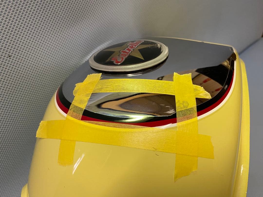 Kawasaki エストレヤ　エストレア　タンク　メッキ　キャブ　カワサキ