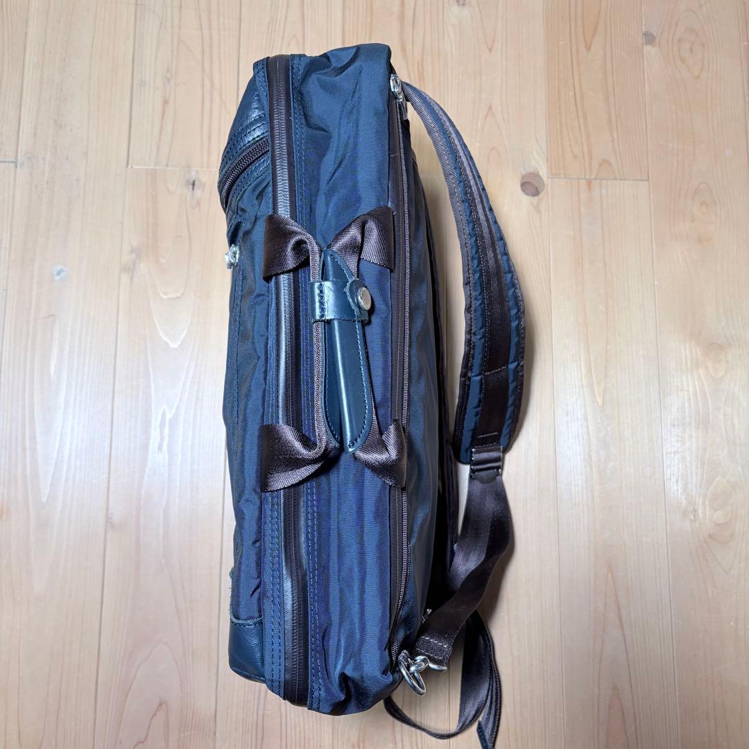 マスターピース STREAM 2wayブリーフケース　ネイビー　美品