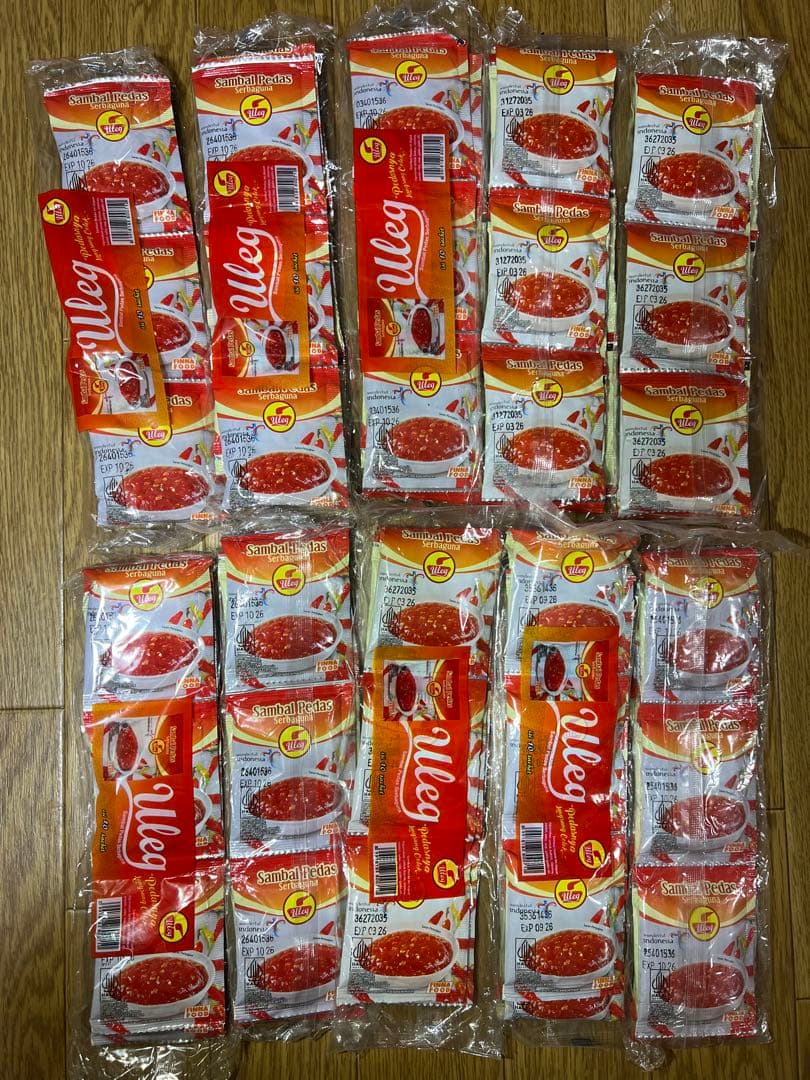 SEN専用 インドネシア チリ ULEG サンバル 1400袋 (140セット)