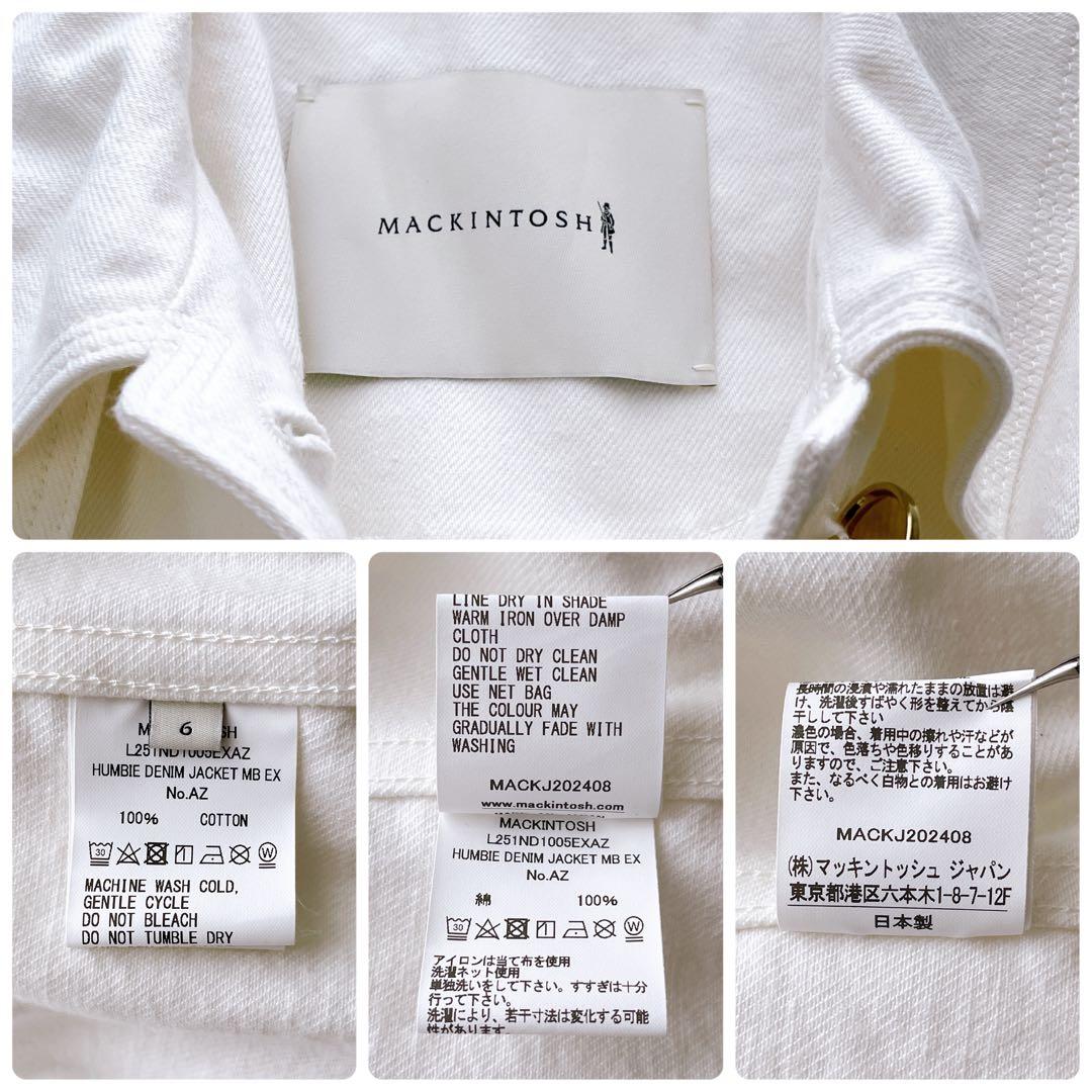 極美品✨25SS MACKINTOSH HUMBIE DENIM ジャケット 白