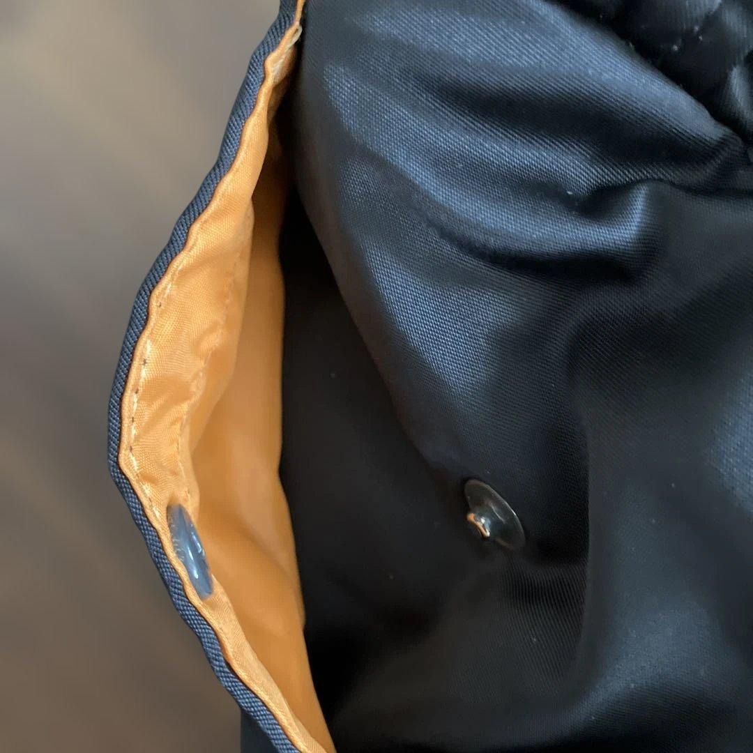 PORTER ブラックドラムバッグ