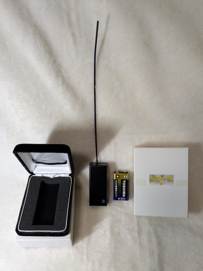 IC-RX7受信機　UHF会話用発信機　盗聴波発見受信用アンテナ　３点セット