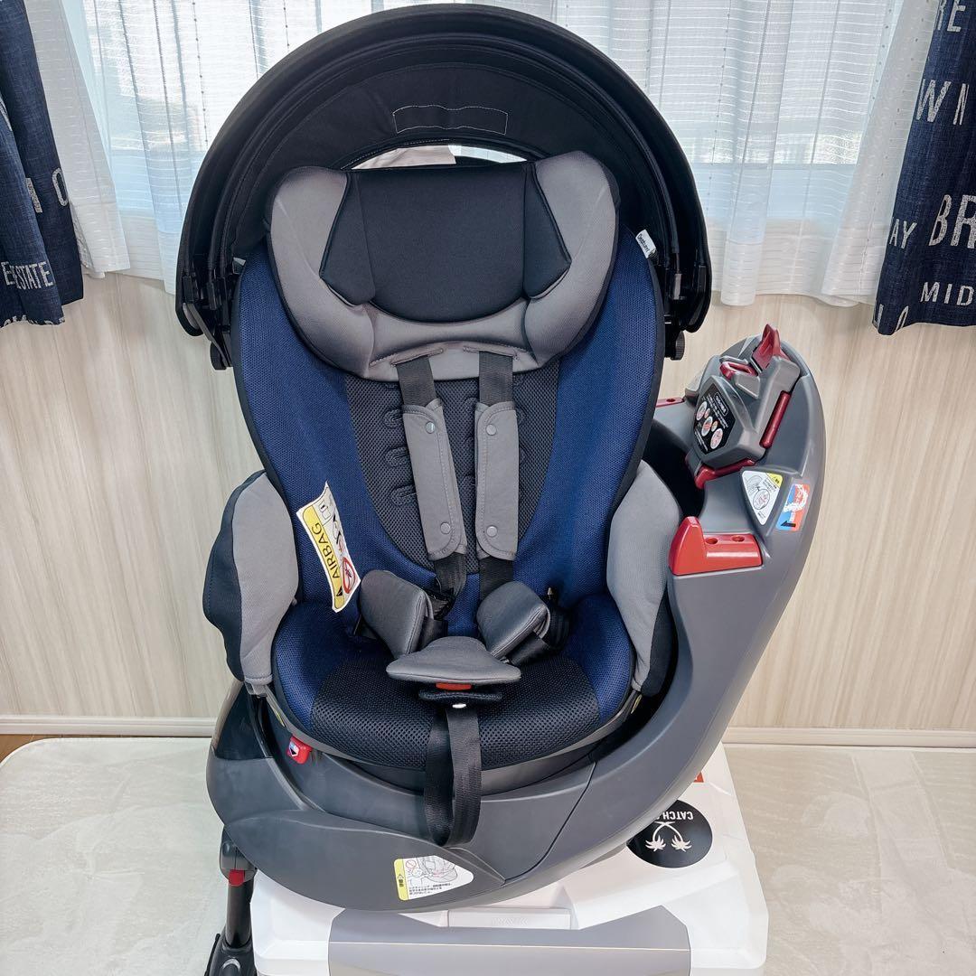 【未使用級】アップリカ☆ディアターンプラスプレミアム 回転式 シートベルト固定式