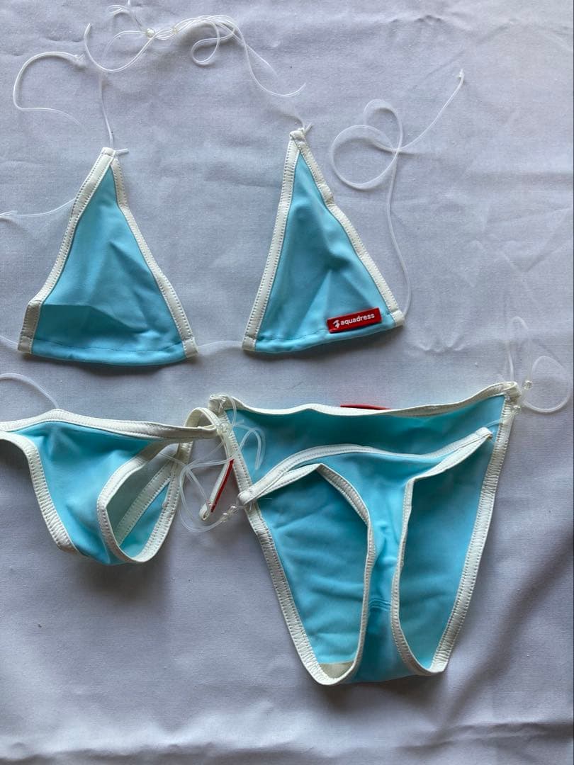 アクアドレスAqua dress 水色 セパレートビキニ