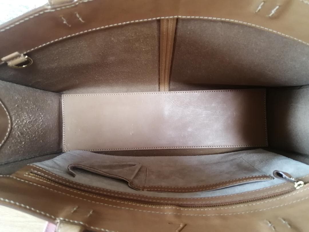 土屋鞄製ヌメ革トートバッグ