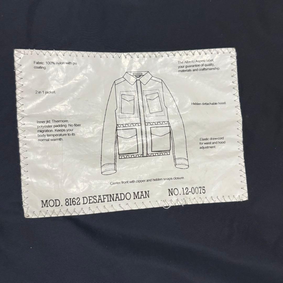 美品 アスペジ 中綿ライナー付 M65 ミリタリージャケット 2WAY 春秋冬