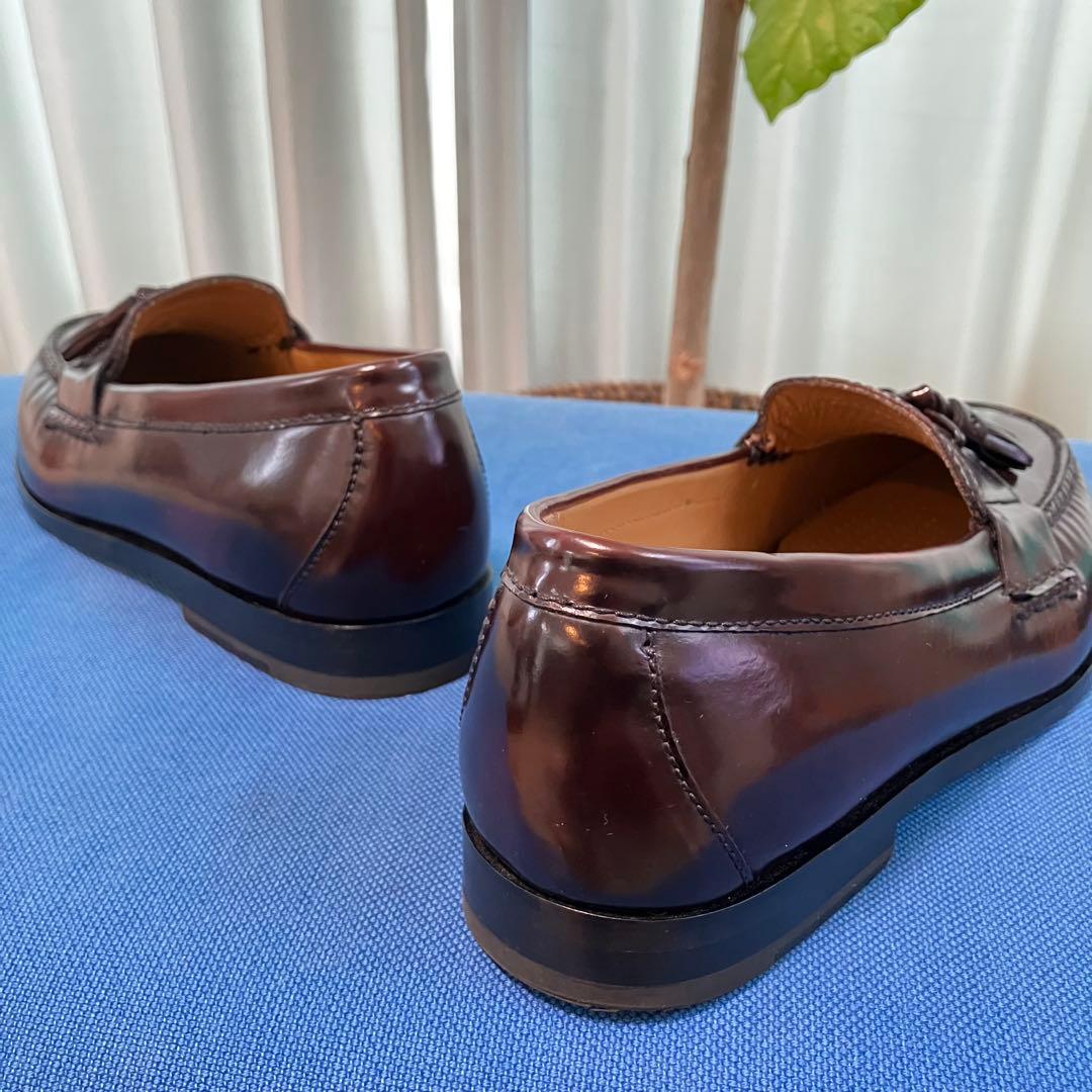 COLE HAAN コールハーン ピンチ タッセルローファー バーガンディ 茶
