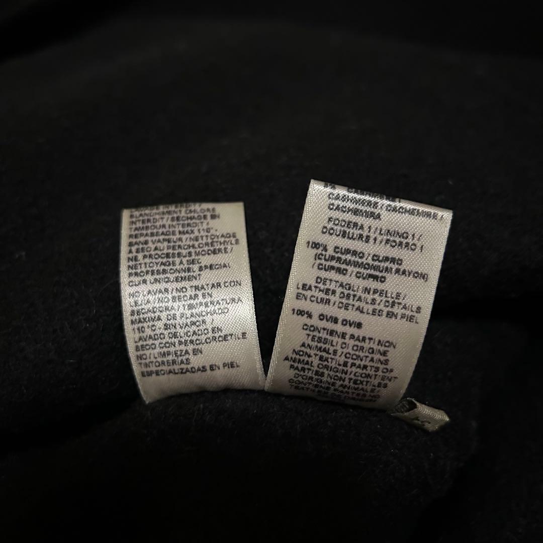 定番 BOTTEGA VENETA カシミヤ混イントレチャートダッフルコート