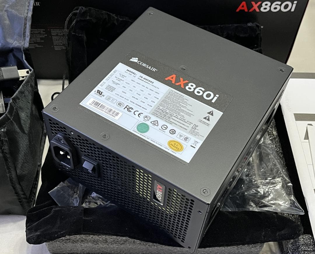 コルセア CORSAIR AX860i ATX電源 PLATINUM認証 　美品