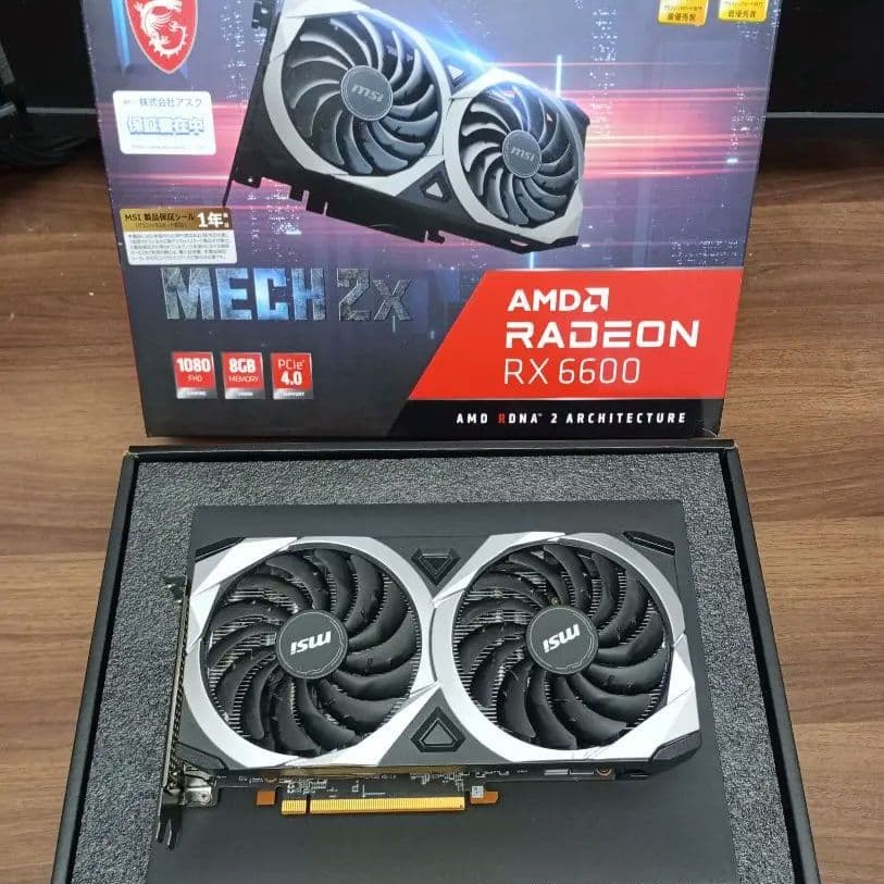 ジャンク MSI Radeon RX 6600 8GB