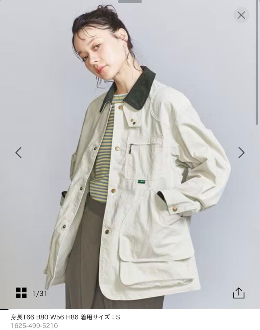 L.L.Bean オフホワイト ジャケット S