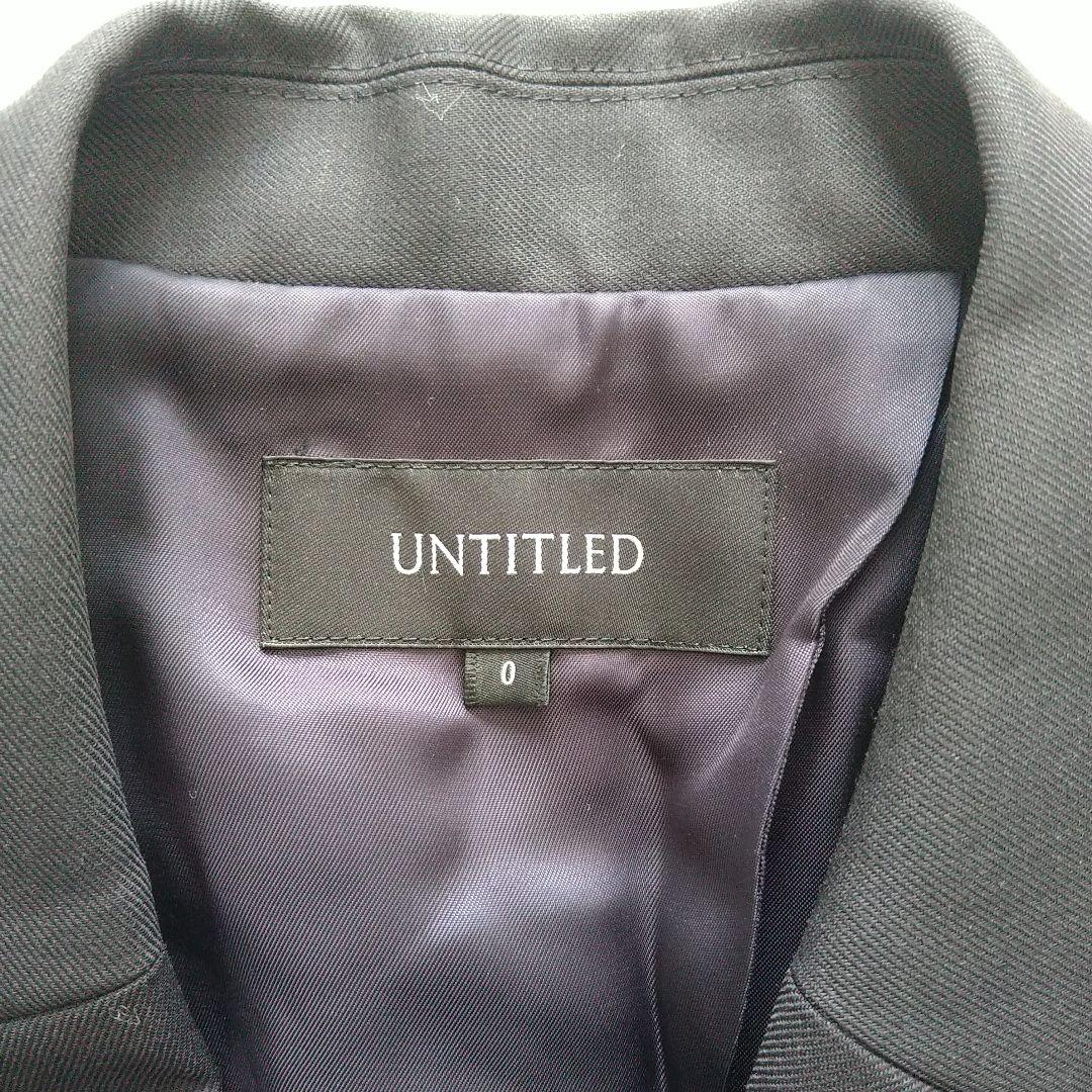 美品　UNTITLED　24SS　マナードベーシックジャケット　金ボタン　0