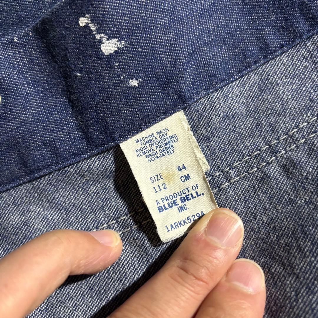 60s BLUE BELL デニムカバーオール ヴィンテージ VAT DYE
