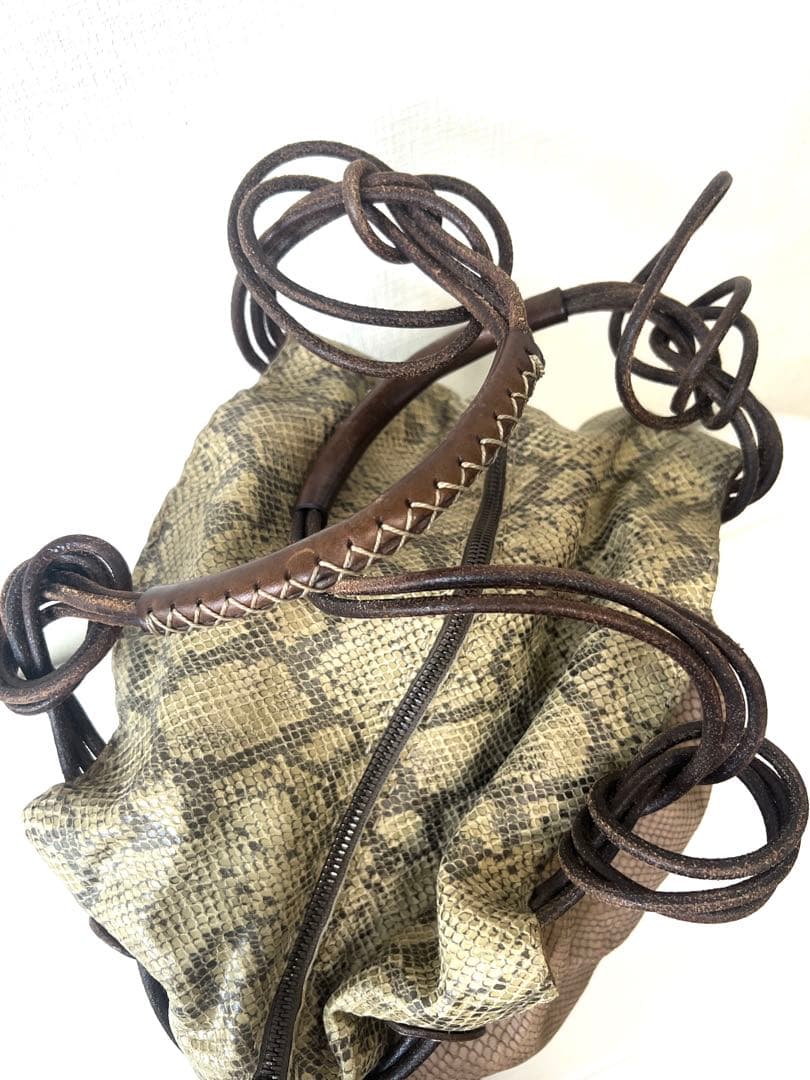 HENRY BEGUELIN パイソン ハンドバッグ トート エンリーベグリン