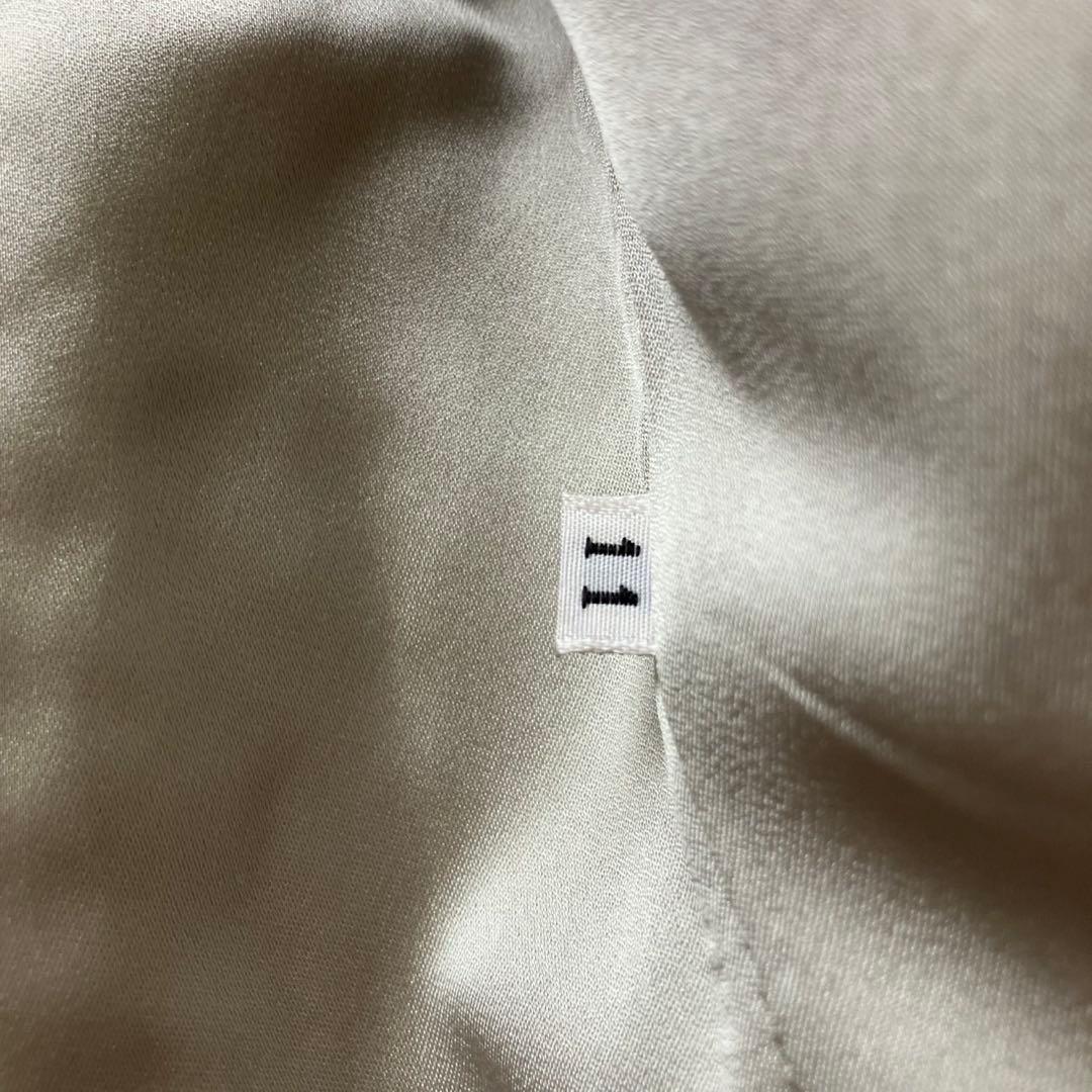 【美品】ミンク　フォックス　毛皮　高級毛皮 リアルファーコート グレージュ