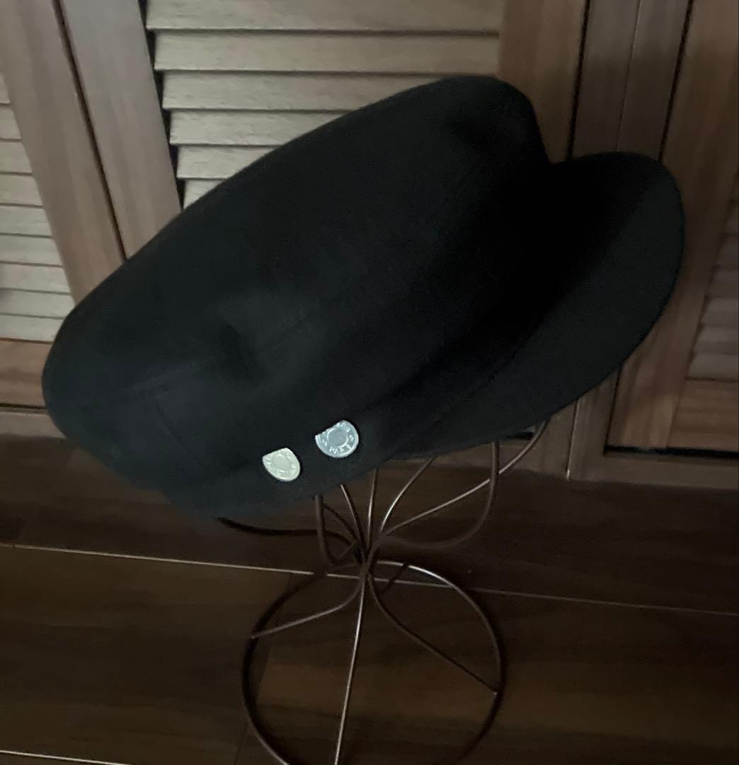 【新品未使用 】エルメス カシミア キャスケット　59サイズ　黒