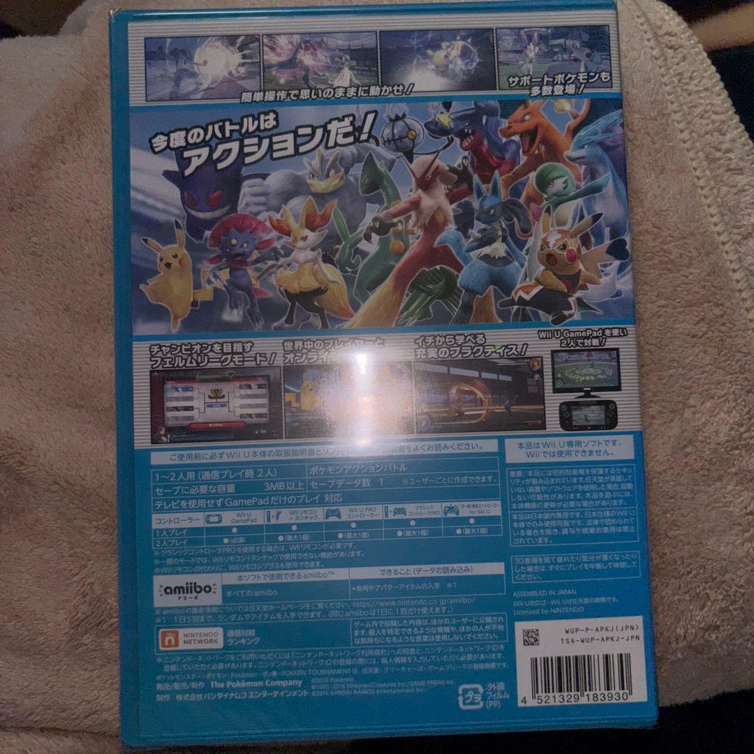 wiiu ポッ拳　ダークミュウツー付属　新品未開封