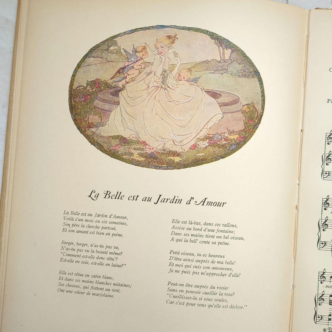 稀少1923アンティーク楽譜 絵本 洋書古書 児童書 ヴィクトリアン ヴンテージ