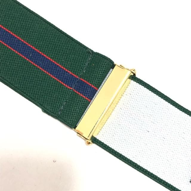 新品未使用★アルバートサーストン サスペンダー クラシック 6ボタン留め 濃い緑