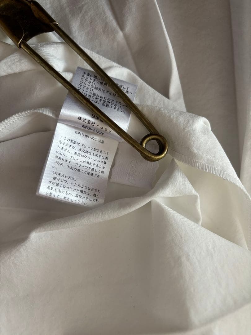 rosymonster ロージーモンスター　ルミエールチュニックブラウス　白