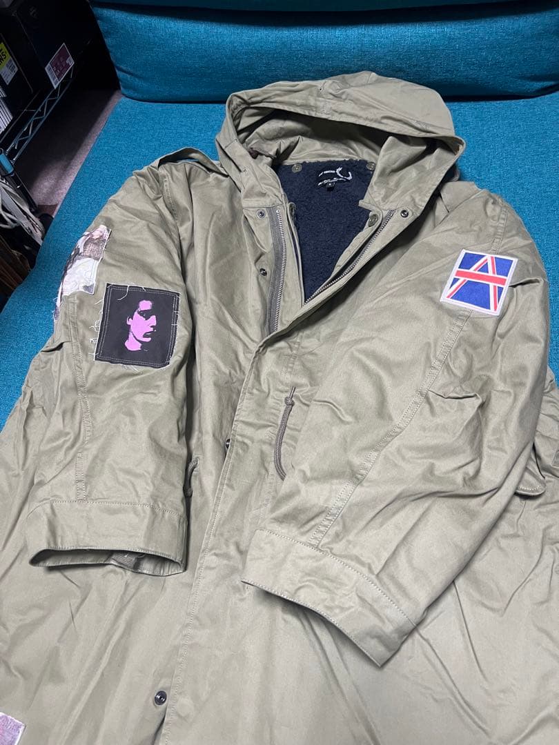 RAF SIMONS × FRED PERRY　ライナー付き モッズコート