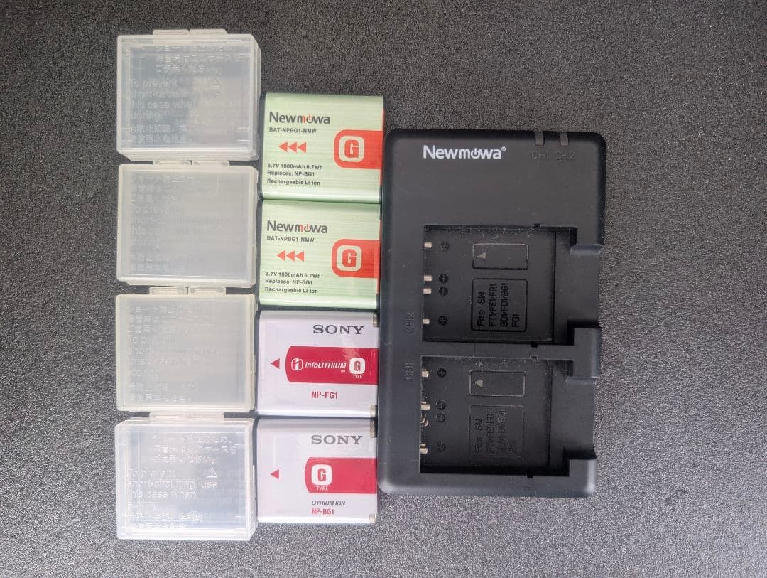 SONY ハンディカム HDR-GW77V ブルー バッテリー4個 充電器付き