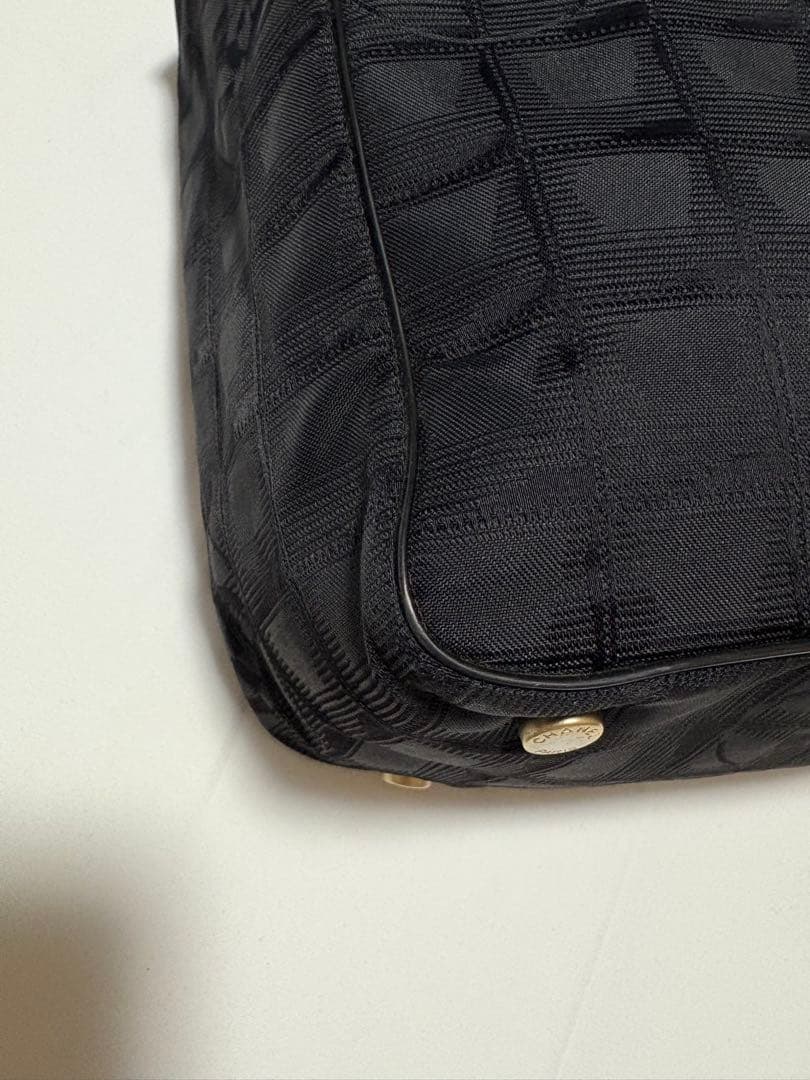 CHANEL トートバッグ エールライン ブラック