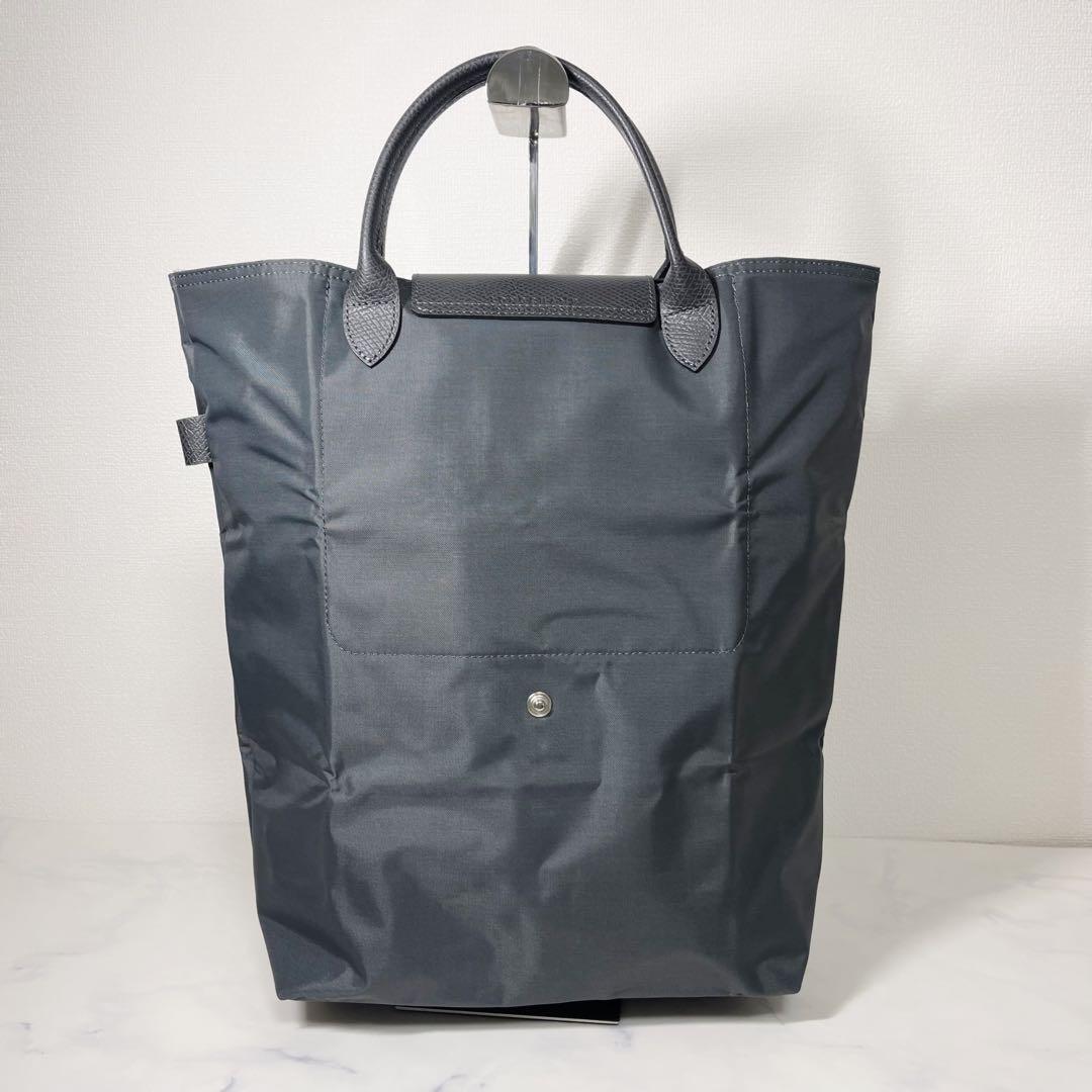 【未使用】ロンシャン ル プリアージュ グリーン ショッピングバック Mサイズ