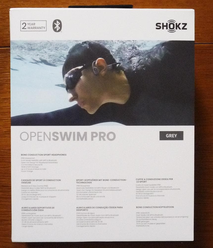 新品未開封Shokz OpenSwim ProGrey(SHOKZ S710)