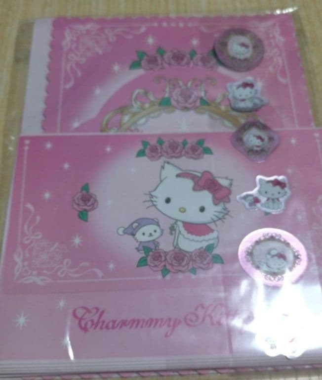 新品未開封　チャーミーキティ　スノーホワイト　レターセット　2004年