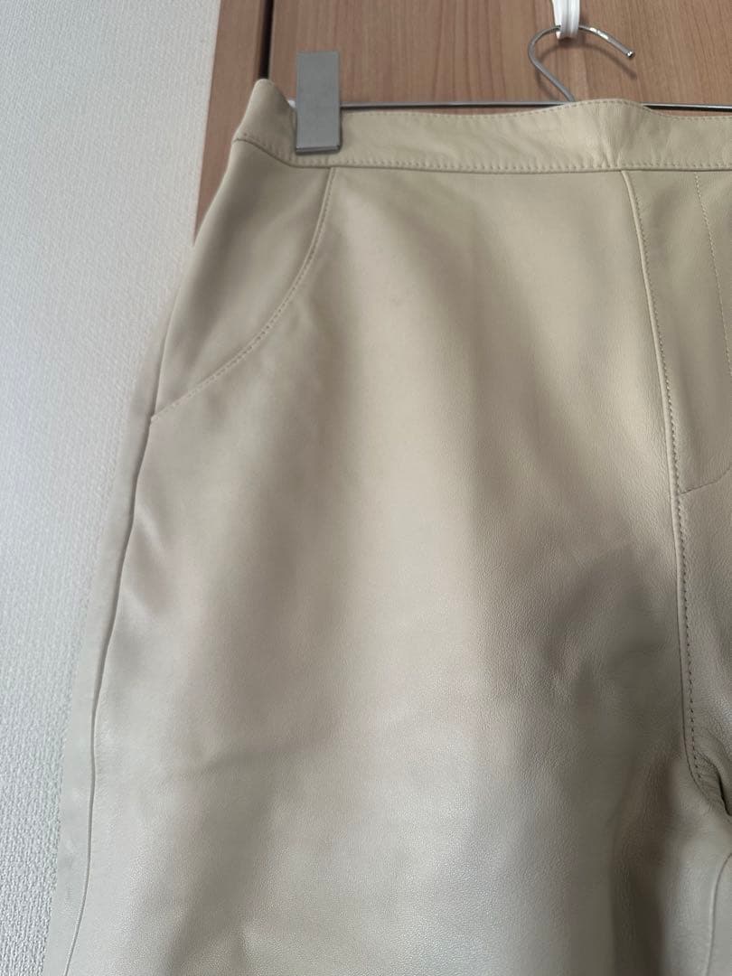 Raw+ Leather Clopped PT ロゥタスレザークロップドパンツ