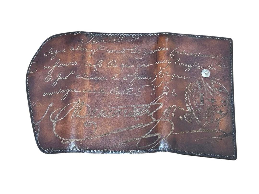 Berluti ベルルッティ　カリグラフィー　キーケース　キーホルダー　ブラウン