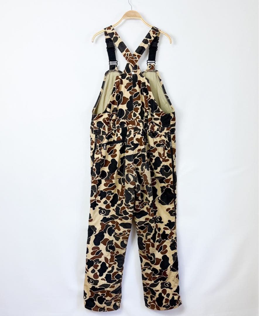 80s 10X USA製 ダックハンターカモ つなぎ オーバーオール S48b