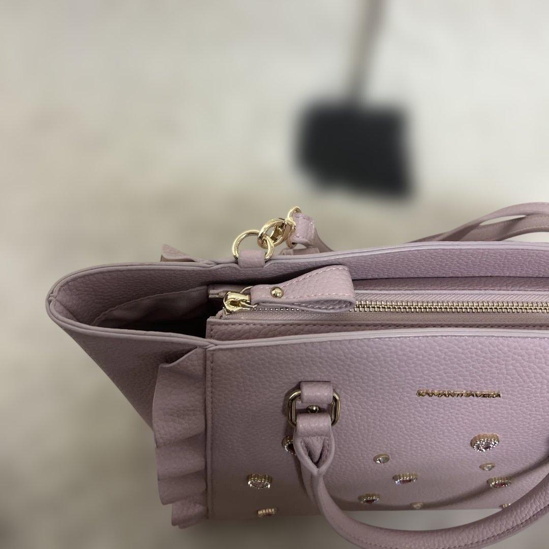 【美品】SAMANTHAVEGA 2way ビジューフラッター 小　ハート