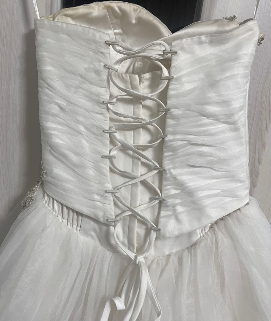 【値下げしました！Sサイズ】ウエディングドレス　プリンセス/A ライン