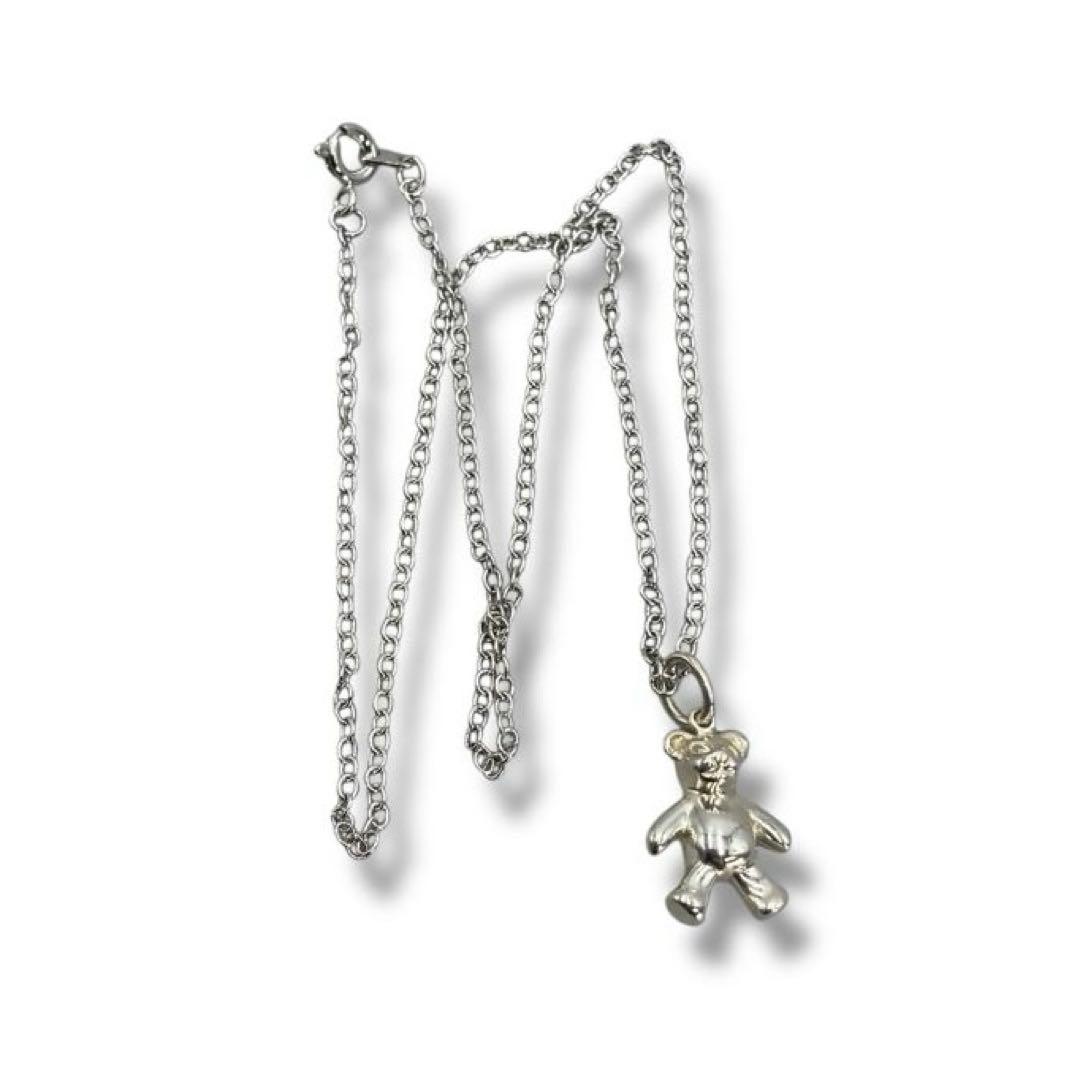 美品 Tiffany 熊 ベア シルバー925 ネックレス Vintage 希少