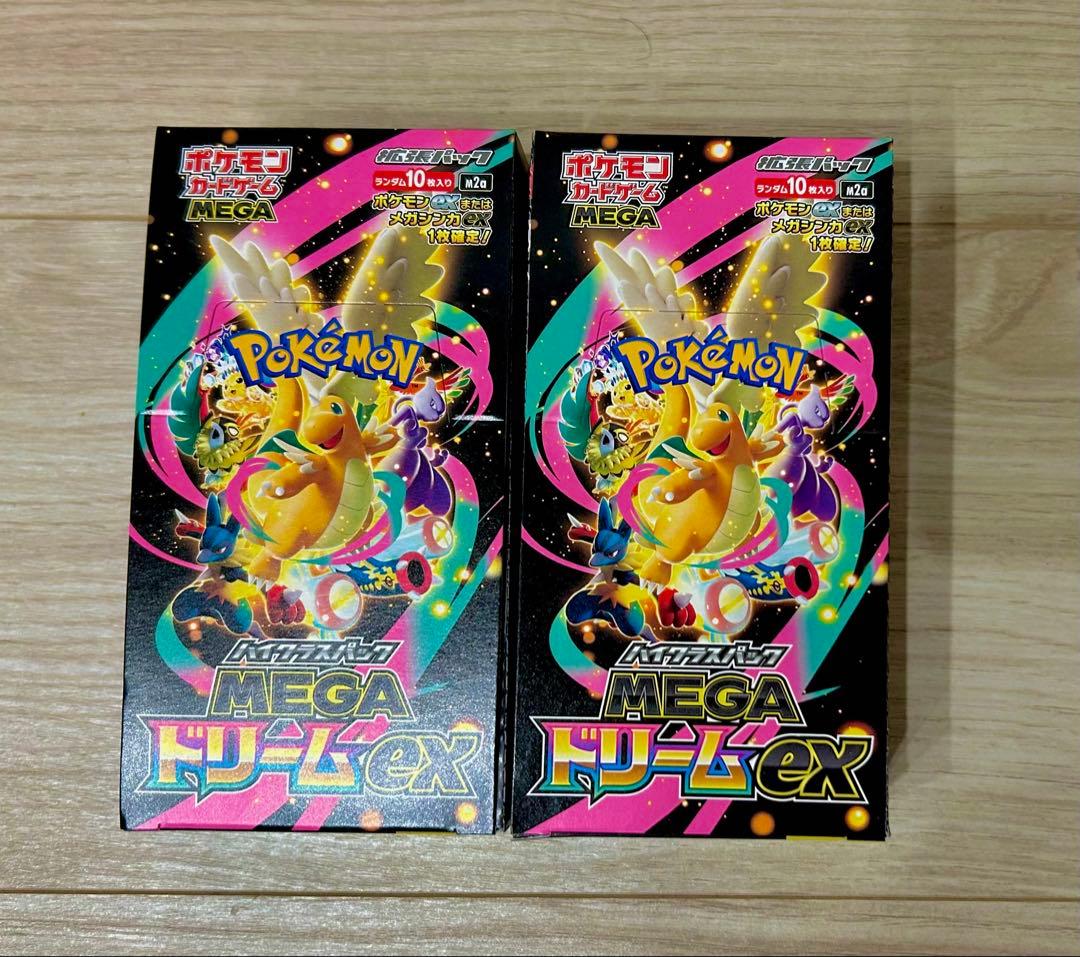 ポケモンカードゲーム MEGAドリームex BOX新品未開封シュリンク無し