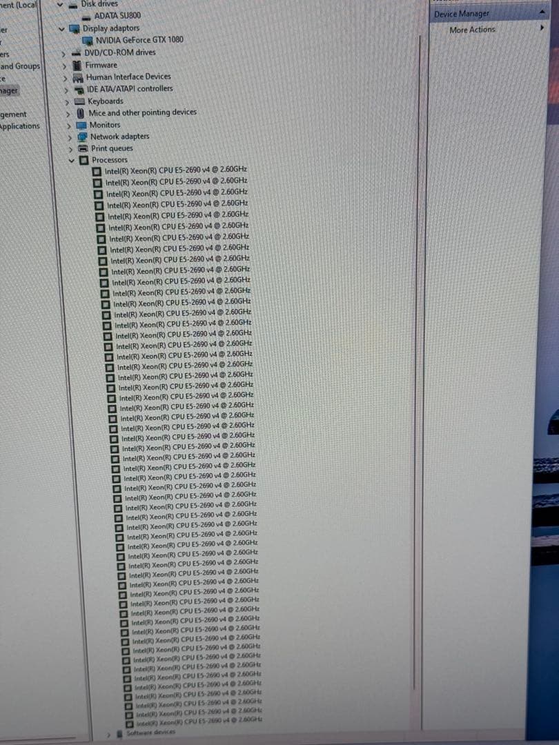 MicroProサーバーE5 2690v4,Ram 256GB,GTX 1080