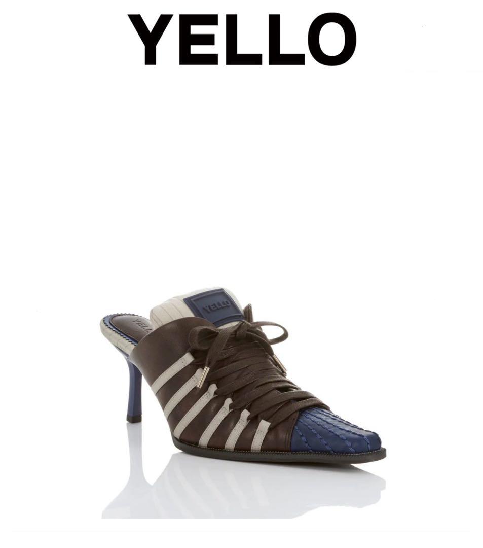 YELLOW　スニーカーミュール