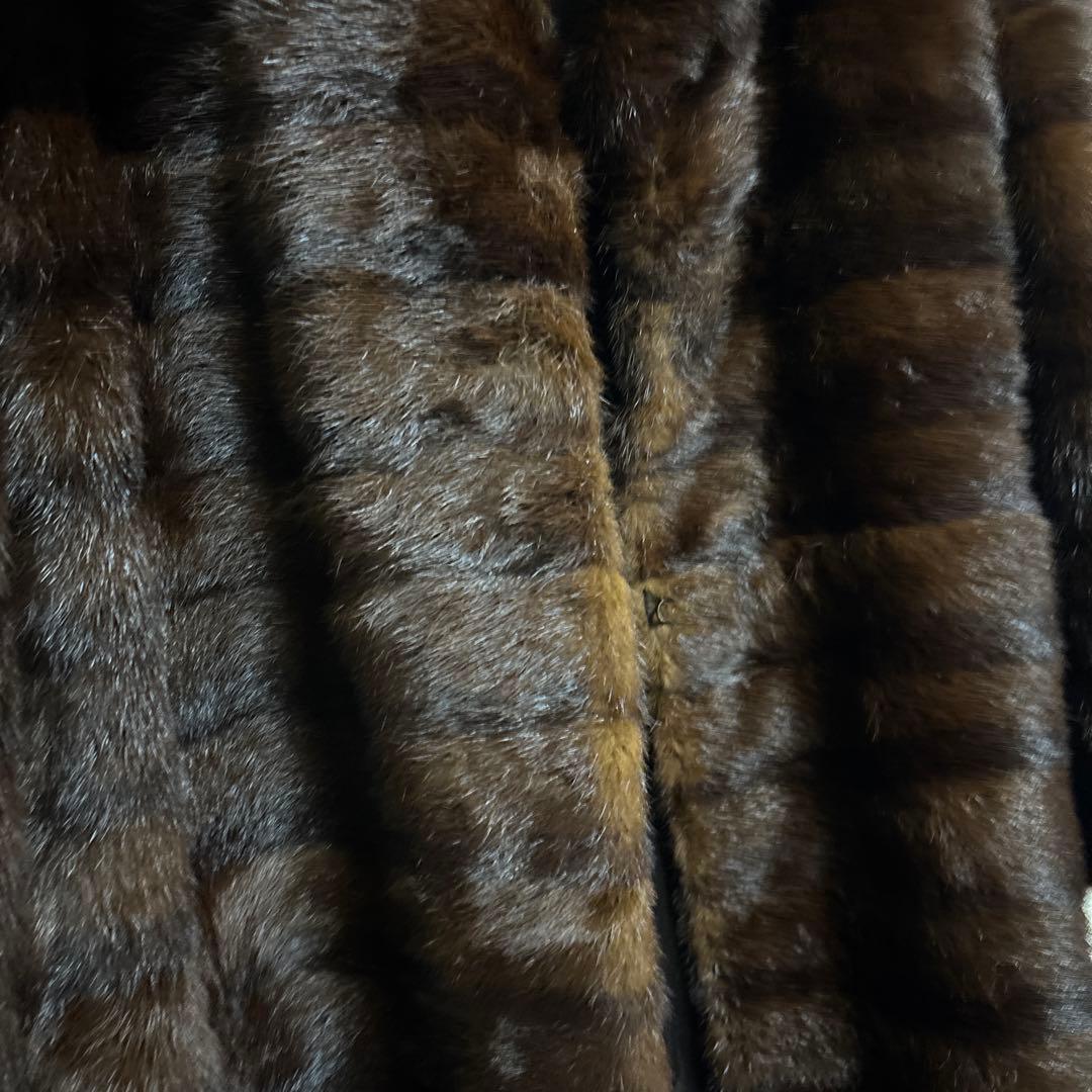 伊勢丹 ミンクのコート 15号