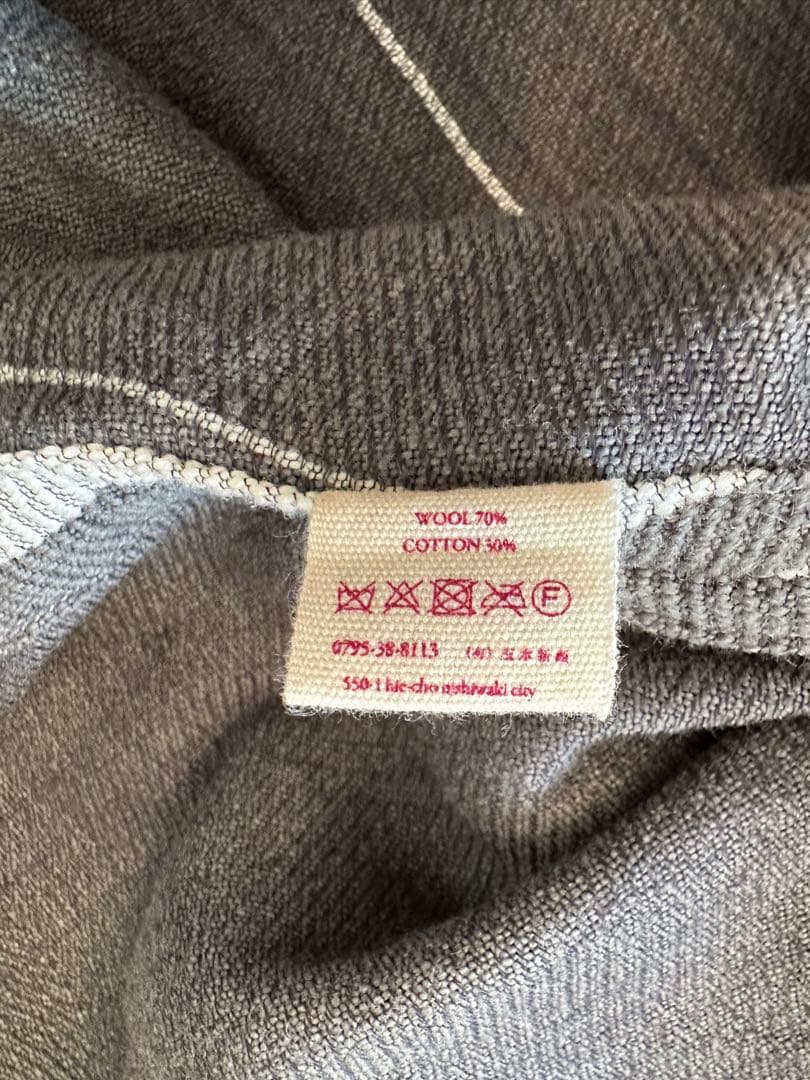 タマキニイメtamaki niime★ウール・コットン ダークグレー ワンピース