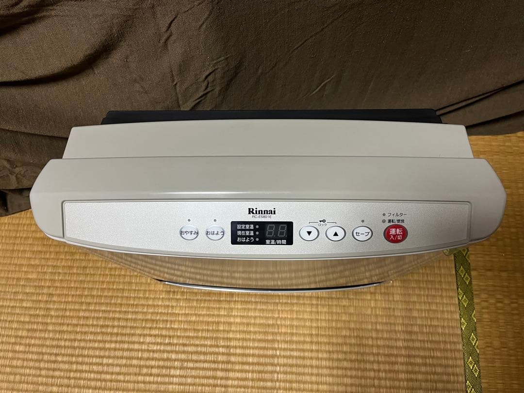 リンナイ ガスファンヒーター RC-E5801E プロパンガス