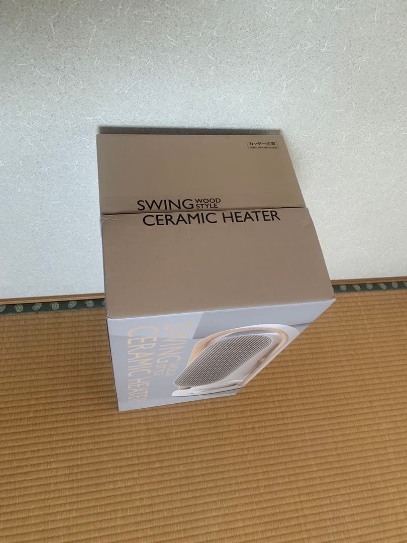 【新品】スリーアップWOOD STYLEセラミックヒーターリモコン付き