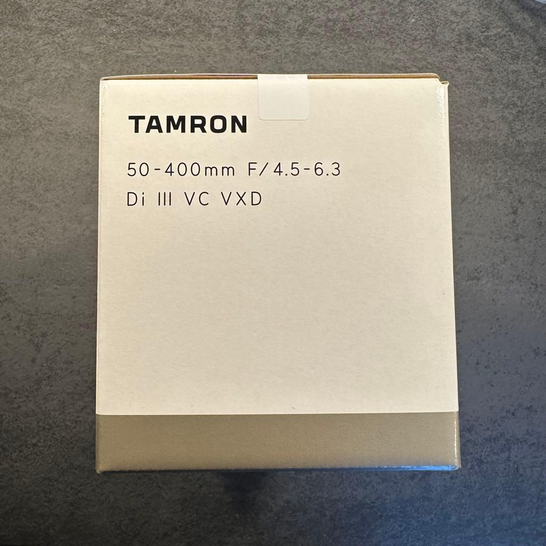 新品　タムロン 50-400mm F/4.5-6.3 Di III VC VXD