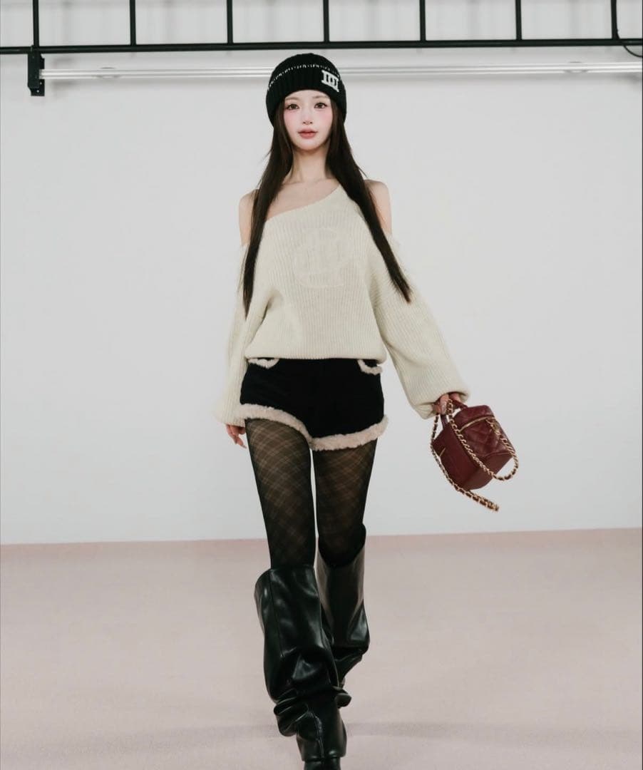 Darich ポイントボアコーデュロイショートパンツ s